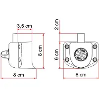 Fiamma Safe Door Guardian Transit Toalettlokk