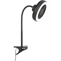 QAZQA Bordvifte sort inkl. LED 2700K - Dores