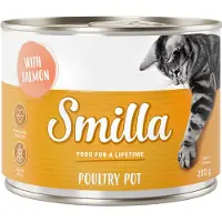 Smilla Fjærkregryter 6 x 200 g - Mørt fjærkre med laks