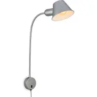 Briloner Brello vegglampe, rund veggfeste, krom