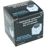 Alphacool 13140, Reservoir, Messing, Perspex, Polyoksymetylen (POM), Sort, Gjennomsiktig, DC-LT, 49 mm, 49 mm