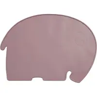 Sebra Dekkebrikke - Silikon - Rustikk Plum Elefant - - OneSize - Dekkebrikke