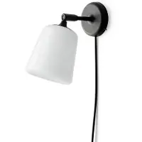 New Works Material New Edition vegglampe opalglass