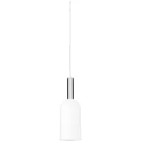 AYTM Luceo pendellampe, sylinder, hvit, Ø 12 cm