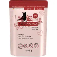 Catz Finefood Kitten 8 x 85 g - No. 03 fjærkre