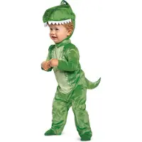 Disguise Kostymer - Rex Deluxe - - 2 år (92) - Kostymer
