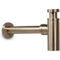 BLUE LABEL 1 1/4 designvandlås børstet guld