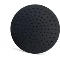 BLUE LABEL 1/2 hovedbruser Ø250 mm - mat sort