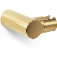 BLUE LABEL Vægmonteret holder til håndbruser - børstet guld