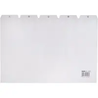 HAN Register A-Z, A4 quer, Sort, Grå, 297 mm, 220 mm, 25 stykker