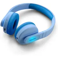 Philips Kids TAK4206BL - Hodetelefoner - on-ear - Bluetooth - trådløs, kablet - 3,5 mm jakk - blå