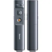 Baseus Orange Dot Multifunctionale remote control for presentation with a laser pointer - gray
