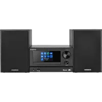Kenwood M-7000S, Hjemmelydanlegg (mini), Sort, 1 disker, 30 W, 2-veis, 6 O
