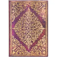 Paperblanks Viola (Diamond Rosette) Midi Unlined Hardcover Journal