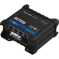 Teltonika RUT956 - Trådløs ruter - WWAN 3-portssvitsj 2,4 GHz - 4G, 2G, 3G - DIN-skinnemonterbar