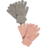 CeLaVi Hansker - Ull/Nylon - 2-pack - Mistey Rose/Grå Melert - - 3-6 år (98-116) - Handsker
