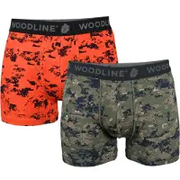 Sissos boxertruse camo 2-pakning 3XL
