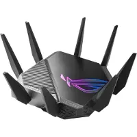 Asus ROG Rapture GT-AXE11000 - Trådløs ruter 4-portssvitsj - 1GbE, 2.5GbE - WAN-porter: 2 - Wi-Fi 6E - Multibånd