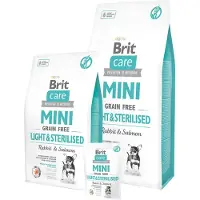 Brit Omsorg Mini Light Og Sterilisert Kanin Og Laks Hundemat 2kg