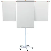 Nobo Piranha - Staffeli - gulvstående - magnetisk - mobil - blå, sølv