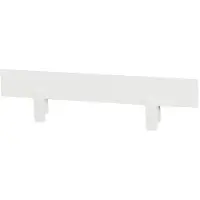 Hoppekids Sengehest - ØKO Comfort - 100x22,5 cm - Hvit - - OneSize - Sengehest