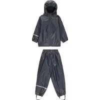 CeLaVi Regntøy m. Fleece - Resirkuler PU - Dark Navy - - 130 - Regntøy