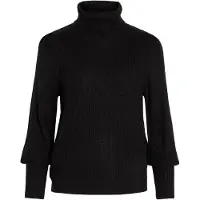 Vila Høyhalset Strikket Pullover