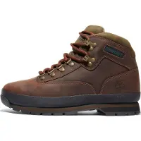 Timberland for man. TB0951002141 Euro Hiker brown lace-up leather mountaineering boots (41), Flat, Laces, Casual