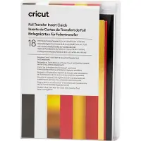 Cricut Royal Flush Sampler - Foil transfer insert card - 18 deler - 76 x 111 mm - rød, gull