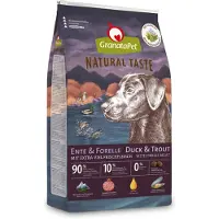 Granatapet tørrfôr med naturlig smak av and og ørret - 2 x 12 kg