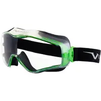 Univet Next Generation Goggle 6X3 grøn ramme m. klar linse