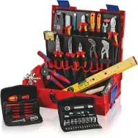 Knipex 00 21 19 LB E, Sort, Metallisk, Oransje, Rød, 442 mm, 357 mm, 151 mm, 7,8 kg, 375 x 311 x 107 mm