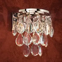 Orion Celeste vegglampe med K9-krystaller, gull