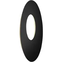 ESCALE Blade Open LED-vegglampe svart Ø 59 cm