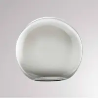 Molto Luce Lampeskjerm Loon Ball Mini, Ø 18 cm, røykgrå, glass