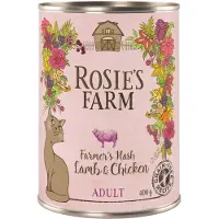 Rosie's Farm Sparepakke Adult 12 x 400 g - Lam & Kylling