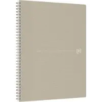 Oxford ORIGINS A4+ NOTESBOG MED DOBBELTSPIRAL KVARDRERET, SAND