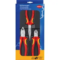 Knipex 00 20 12, Rød, Gult, 170 mm, 40 mm, 370 mm, 960 g, 3 verktøy