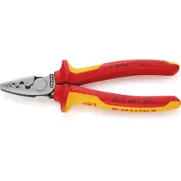 Knipex crimptang til kabeltyller, 180 mm