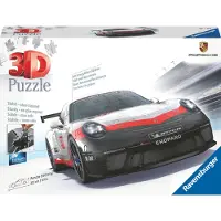 Ravensburger Puslespill - 136 Brikker - 3D - Porsche GT3 Cup - - OneSize - Puslespill