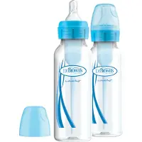 Dr. Brown's SB82405 - materflaske 250 standard D, 2-pk, blå