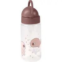 Done by Deer Drikkeflaske m. Sugerør - 350 ml. - Sea Friends - P - - OneSize - Drikkeflaske