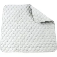 Smallstuff Leketeppe - 100x100 - Quiltet - Lysegrå - - OneSize - Lekematte