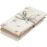 Cam Cam Stoffklutene - 72x72 - 3-pack - Vindblomst Krem/Dusty Ro - - OneSize - Gulpeklut