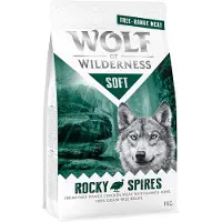 Wolf of Wilderness Free Range hundefôr: Velg mellom tørrfôr eller våtfôr - SOFT Rocky Spires - Frittgående kylling & Perlehøns (Tørrfôr, 1 kg)