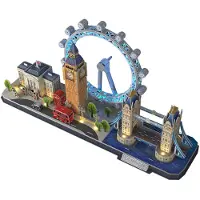 Cubicfun Fun FUN PUZZLE 3D CITYLINE LONDON LED (L532h)