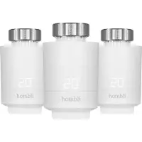 Hombli HBPP-0112 - Expansion Pack - radiatortermostat - smart, 2+1 - trådløs - Bluetooth LE - hvit (en pakke 3)