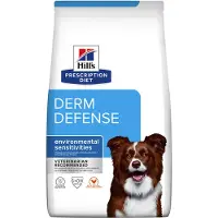 Hills Canine Derm Defense Hundefôr med kylling - Økonomipakke: 2 x 12 kg