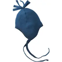 Engel Babylue - Ull - Blå Melert - - 86/92 - Lue baby