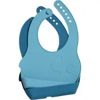 Sebra Smekke - Silikon - 2-pack - Vintage Blue - - OneSize - Smekke